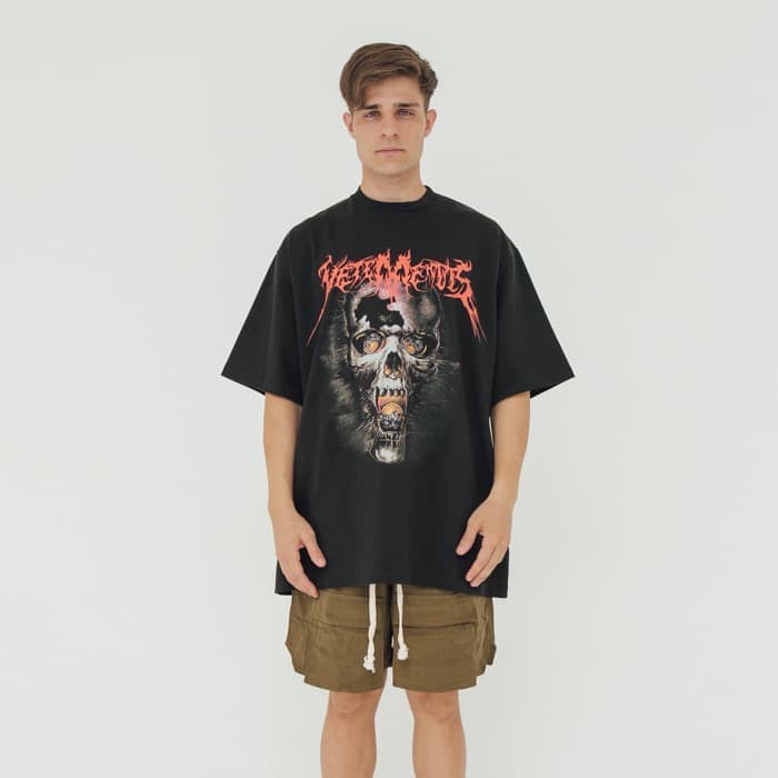 vetements skull tee