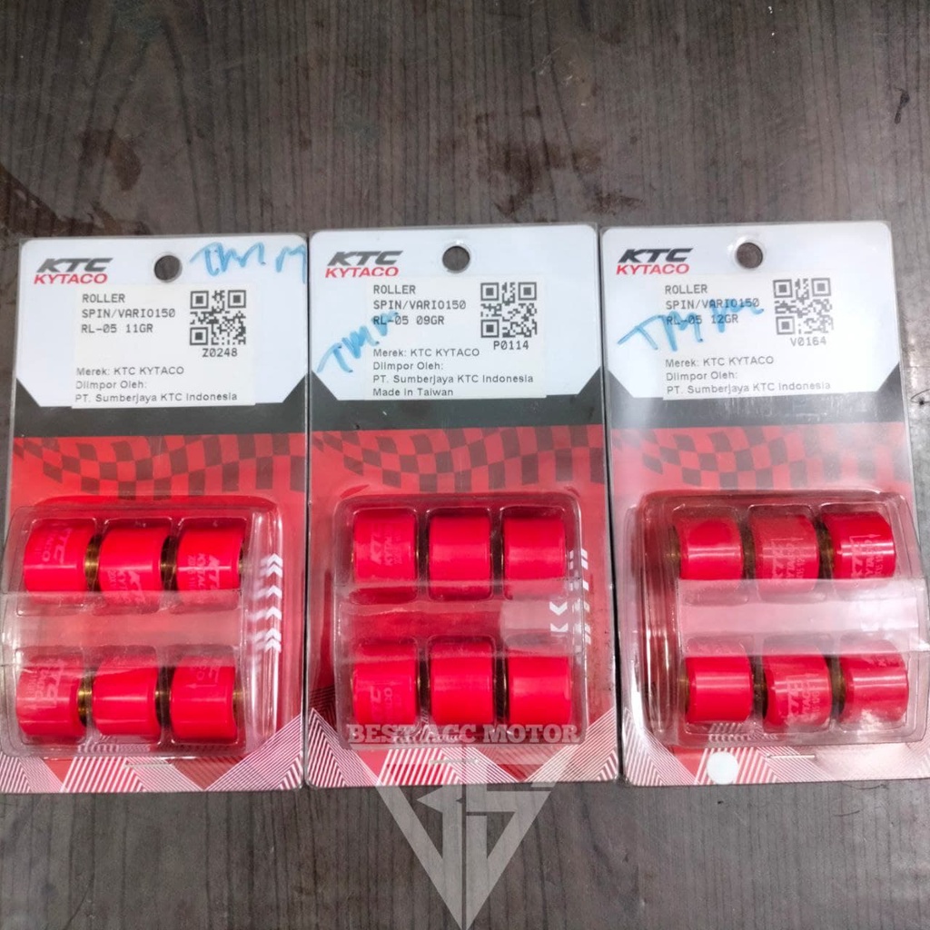 ROLLER KTC VARIO 110 VARIO 125 VARIO 150 BEAT 2020 ROLLER KTC VARIO 9/10/11/12 GRAM