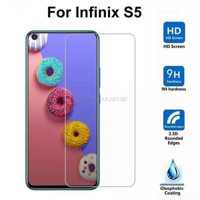 Infinix S5 / S5 Lite Tempered Glass 2.5D Anti Gores Kaca