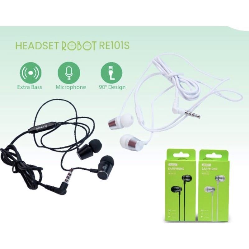 HEADSET ROBOT RE-101S HANDSFREE EARPHONE ROBOT RE101S ORIGINAL