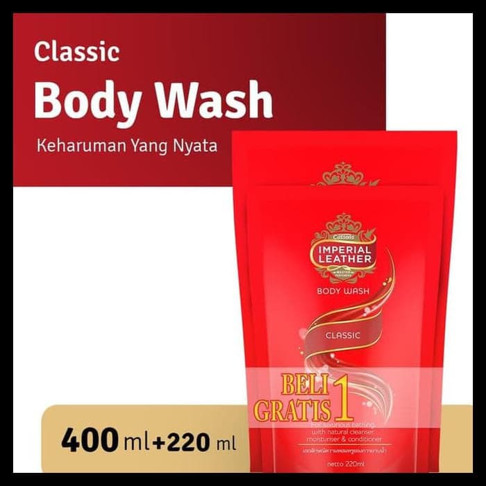 [Beli 1 Gratis 1] Imperial Leather Refill 400 ml Free 220 ml