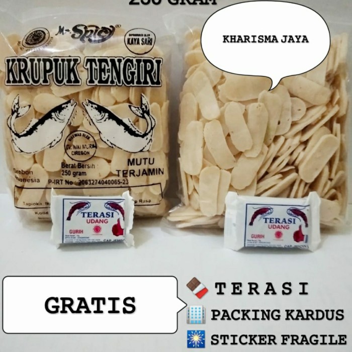 

PROMO KRUPUK TENGIRI 250 GRAM