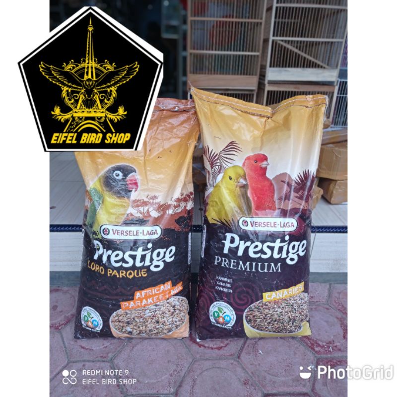 prestige 20kg love bird dan kenari 1 sak isi 20kg