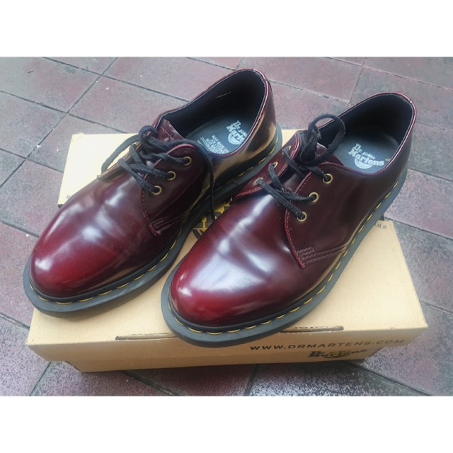 DR. MARTENS 1461 CHERRY RED VEGAN