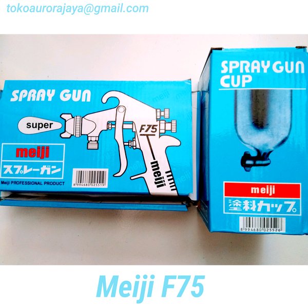 Meiji F75 Spray Gun Profesional Spet Semprot Semprotan Kompresor Original