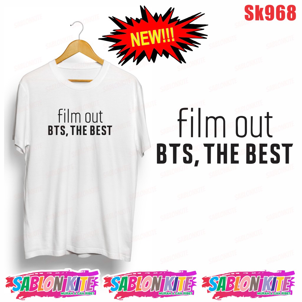 MURAH!!! KAOS KPOP THE BEST FILM OUT SK968 UNISEX COMBED 30S