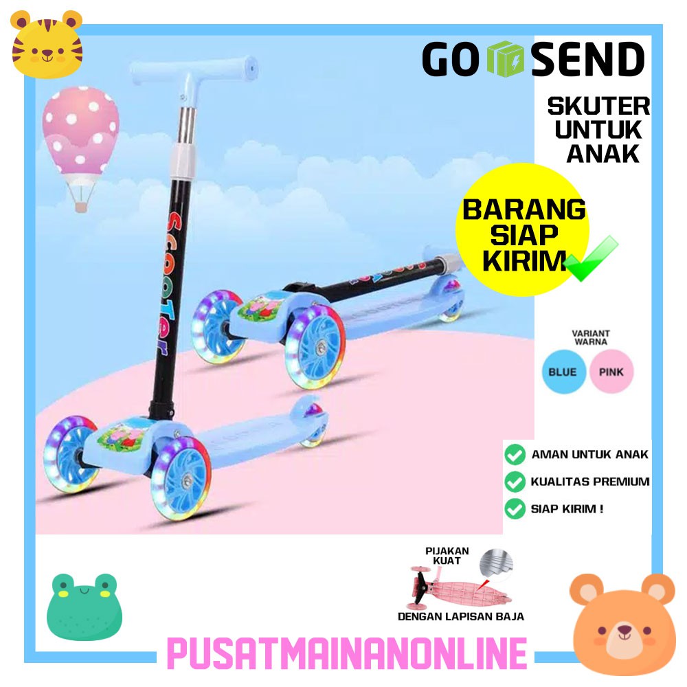 TERLARIS PREMIUM QUALITY SKUTER LIPAT / SKUTER ANAK / SKUTER OTOPED ANAK