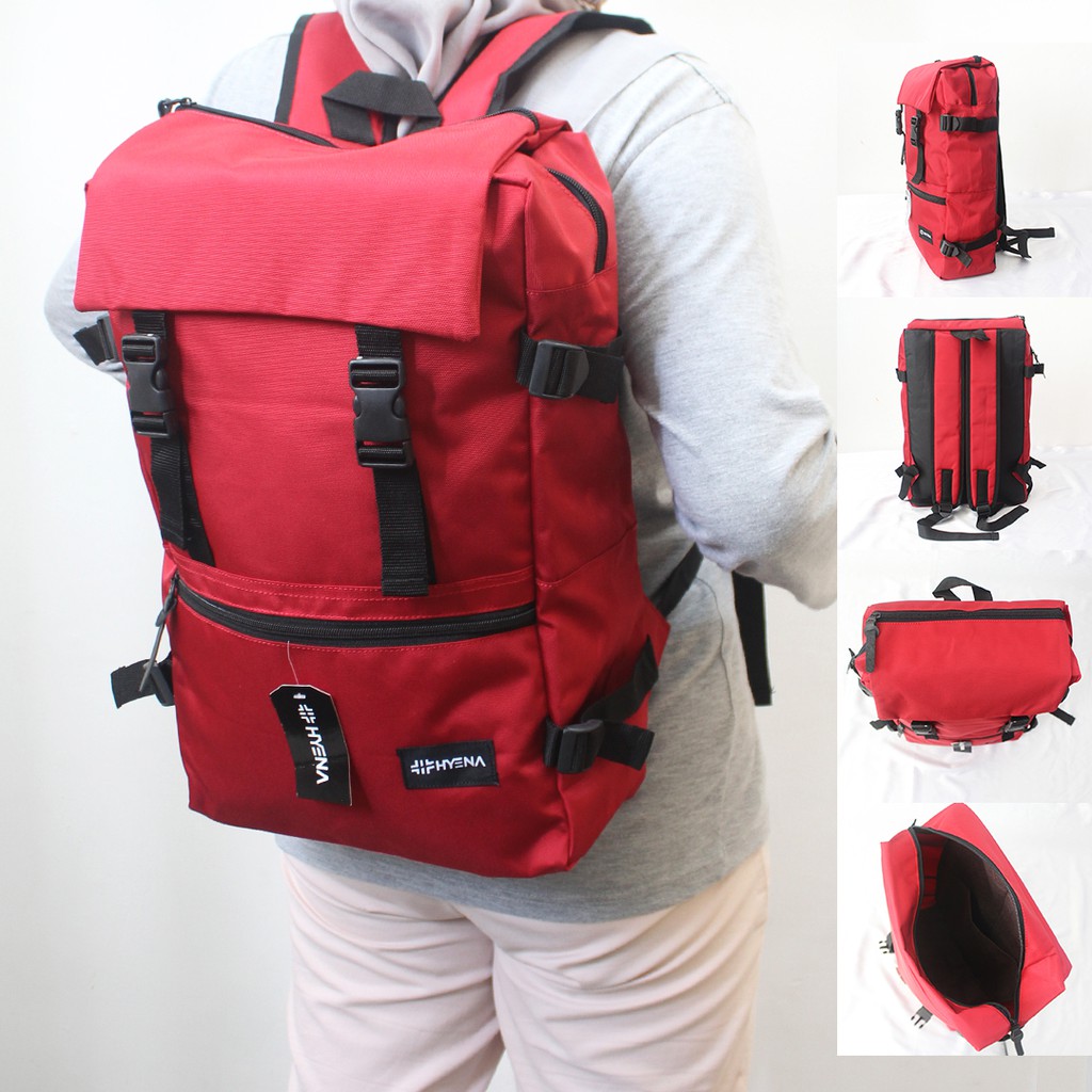 (TGS OLSHOP) - Tas Ransel Laptop Cowok Cewek Tas Ransel Kerja Pria Murah Tas Punggung Distro Ransel Polos Backpack Keren