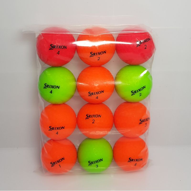 Bola Golf Second Srixon Warna Doff