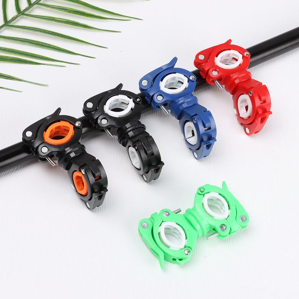 Populer Tempat Lampu Sepeda Klip Bersepeda Klip Lampu Depan Clip 360r Swivel Torch Bracket