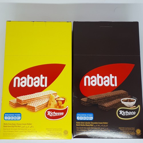 

NABATI WAFER 150gr (1 box isi 20pcs)