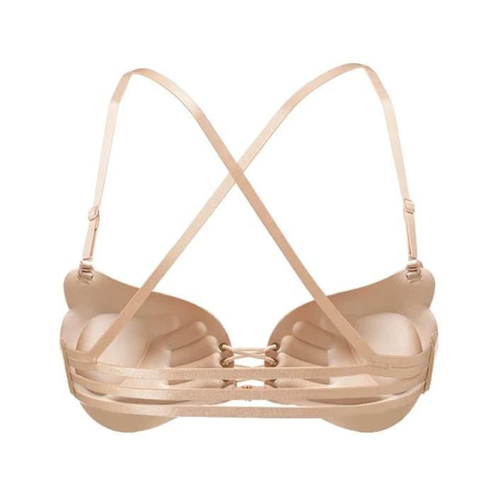 Bra Push Up Seamless Tali Depan   Wings Bra Backless Tali Silang Diskon
