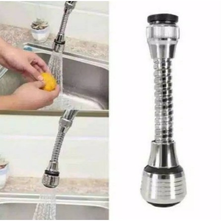 SAMBUNGAN KRAN AIR  FAUCET STAINLESS PANJANG