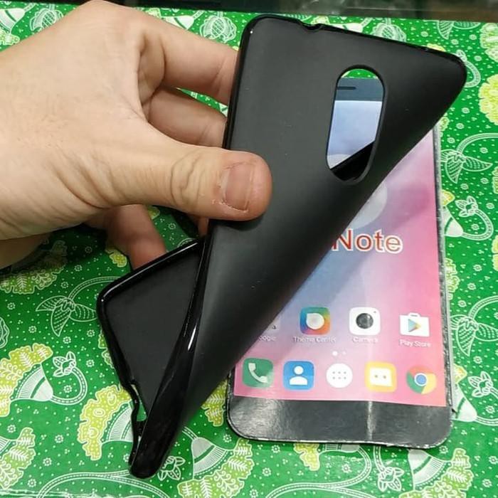 Silikon capdase soft case karet hitam lenovo k6 note k6note 2018 - Hitam