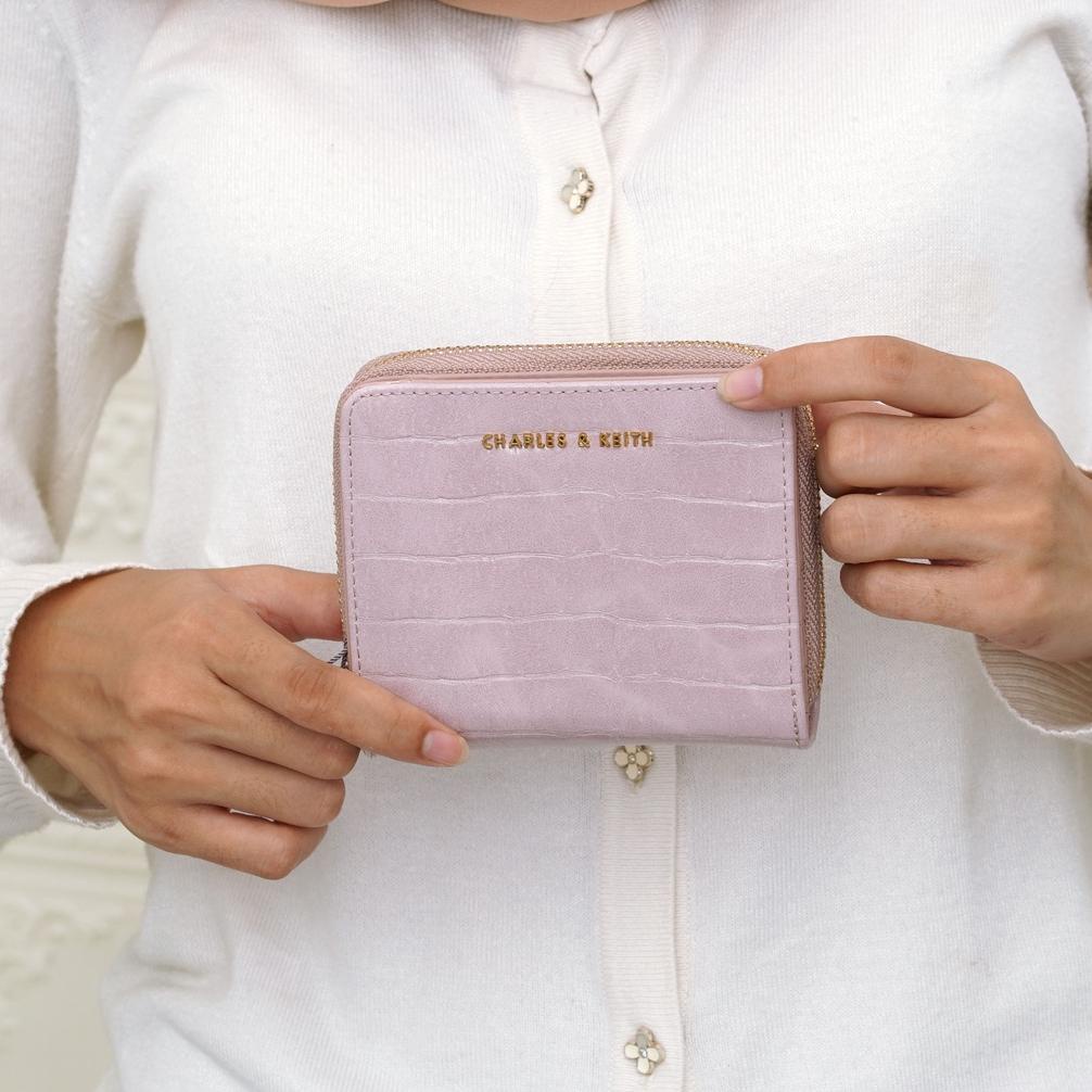 Ck Wallet Bordir Wanita Dompet Lipat Kartu Original Snap Pearl ,,.