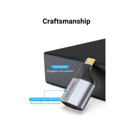 Vention Adapter USB 3.2 Type C to HDMI Thunderbolt 3.0 HDTV USB C USB-C USB Tipe C - TCD 4K30Hz