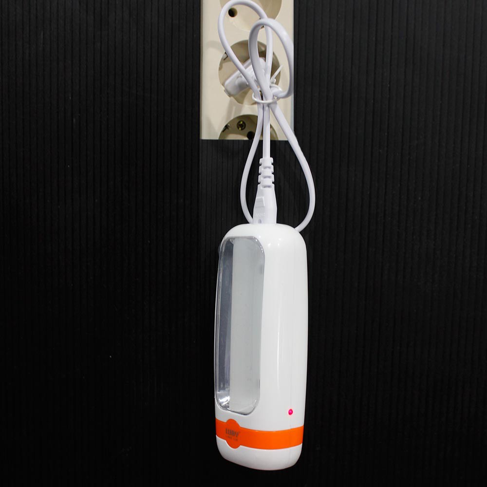 Senter Rechargeable 2 In 1 LUBY L7677 1 LED 10 SMD Tahan 4 Jam Hemat Energi