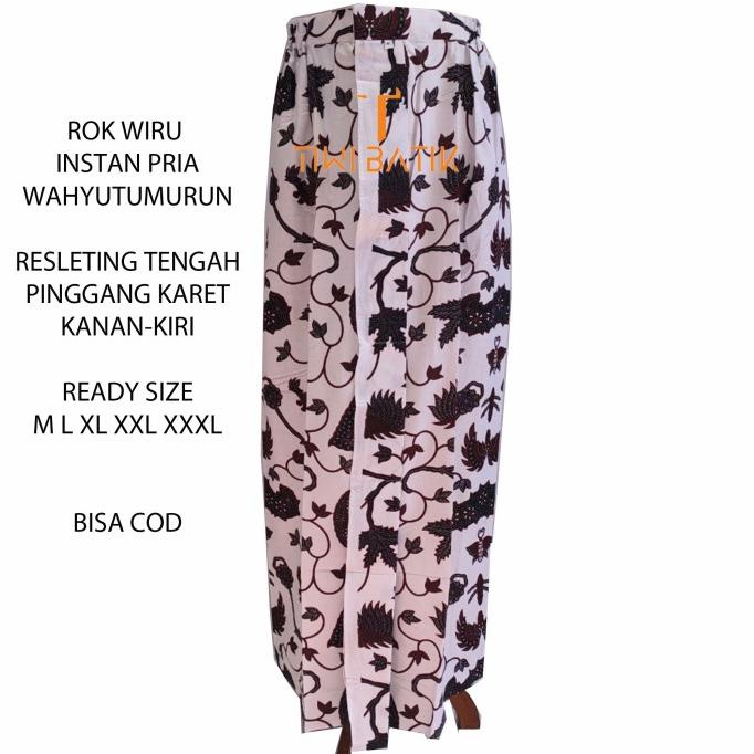 Promo Rok Wiru Jarik Pria Jadi Tinggal Pakai Bawahan Surjan Adat Jawa