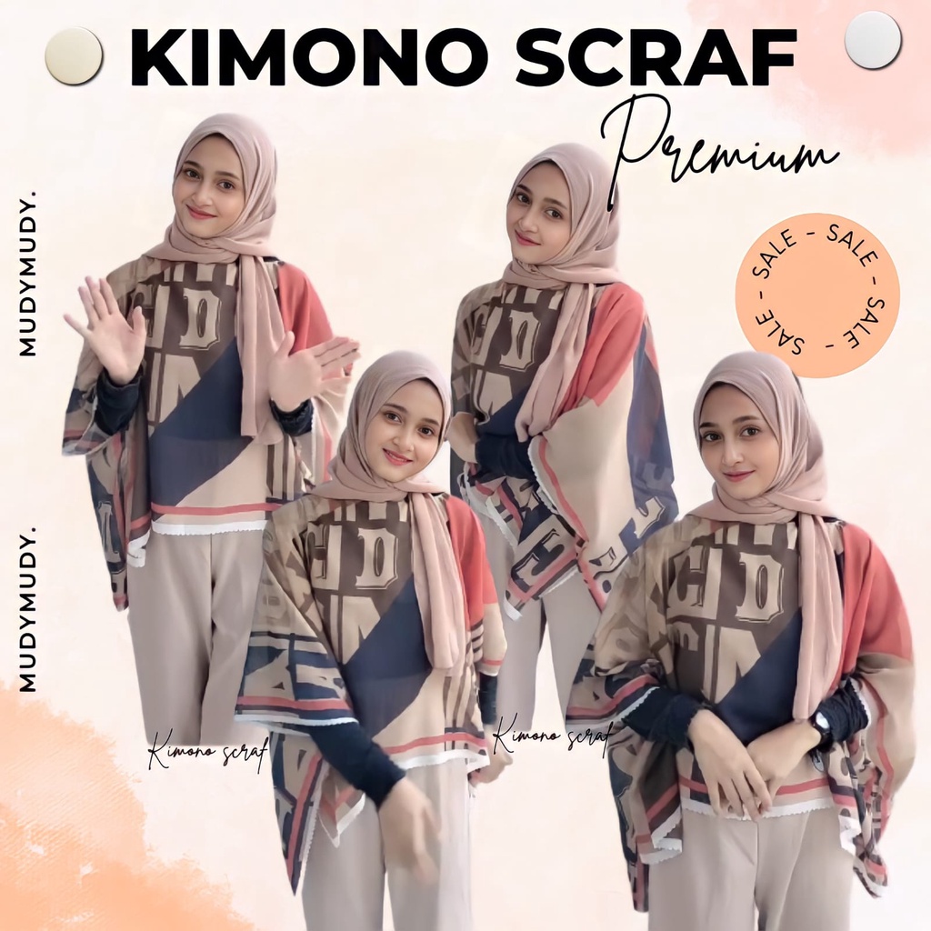 KIMONO SCARF PREMIUM//MUDYMUDY