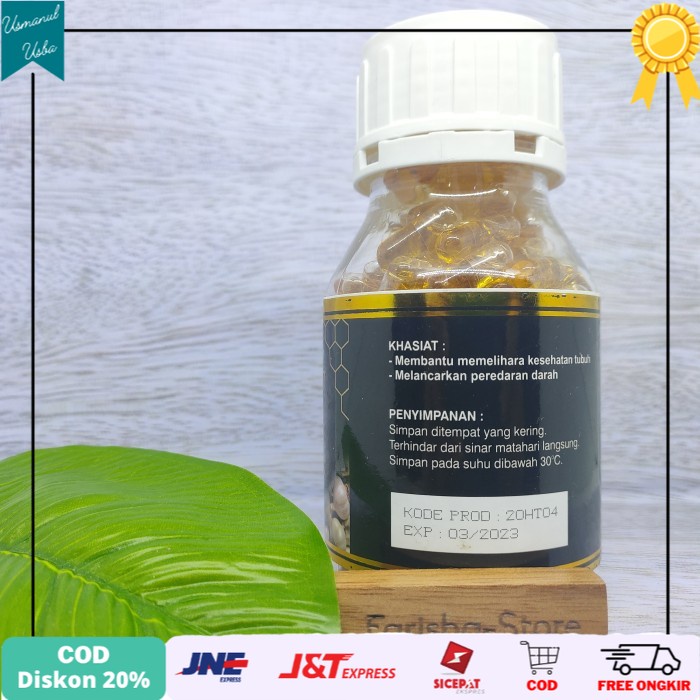 

◾COD◾ Habbasyi Ekstrak Trigona 77 200 Kapsul Minyak Habatusauda Garlic