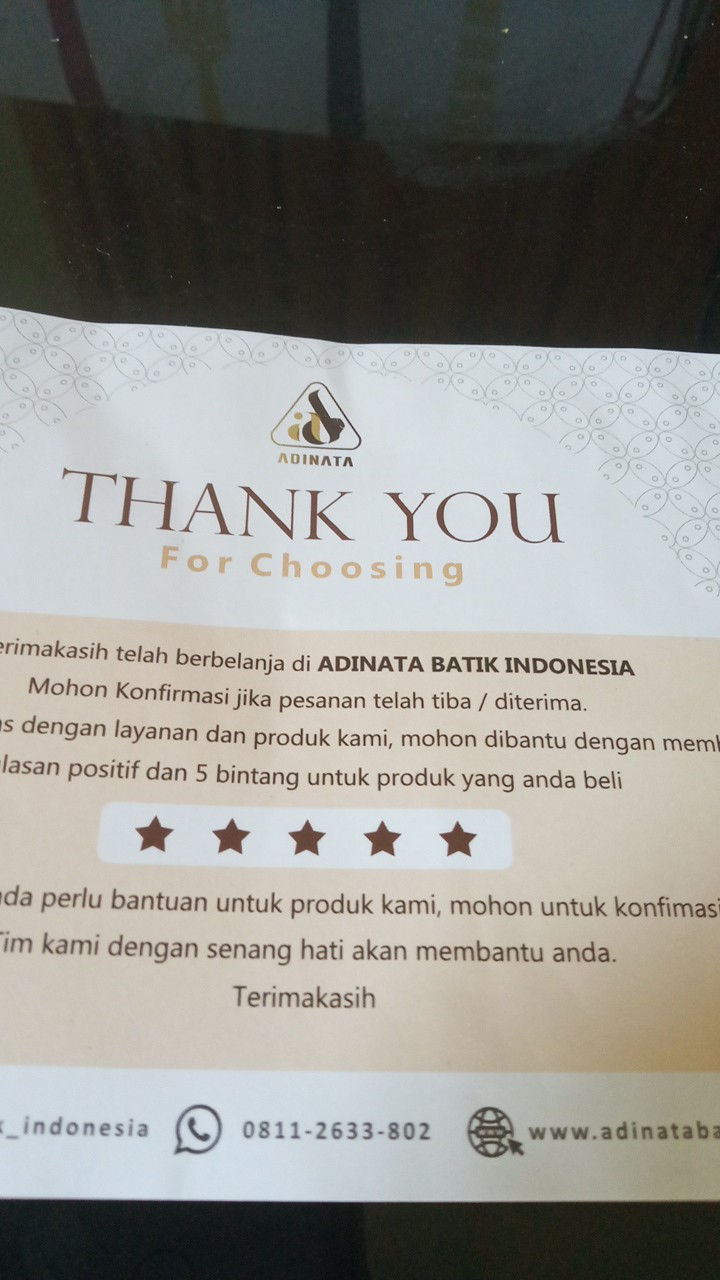 Kemeja Panjang Adinata Batik Allen