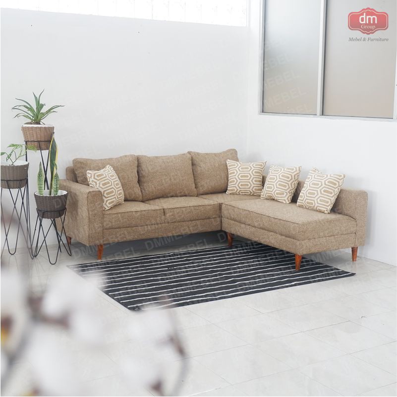 Sofa Minimalis Sudut Sudut L VERNANDA - DM Mebel