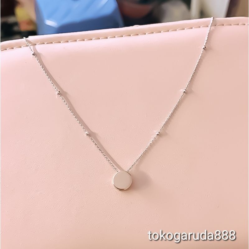 restock Kalung liontin anak dan dewasa emas asli kadar 750 75% 17k jedar bintang bunga clover bulat terlaris korea