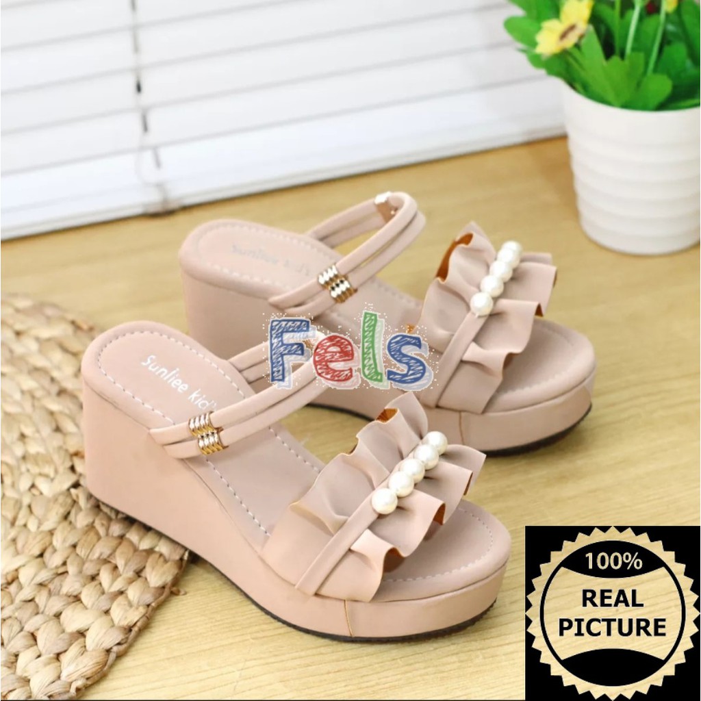 sandal wedges anak mimi