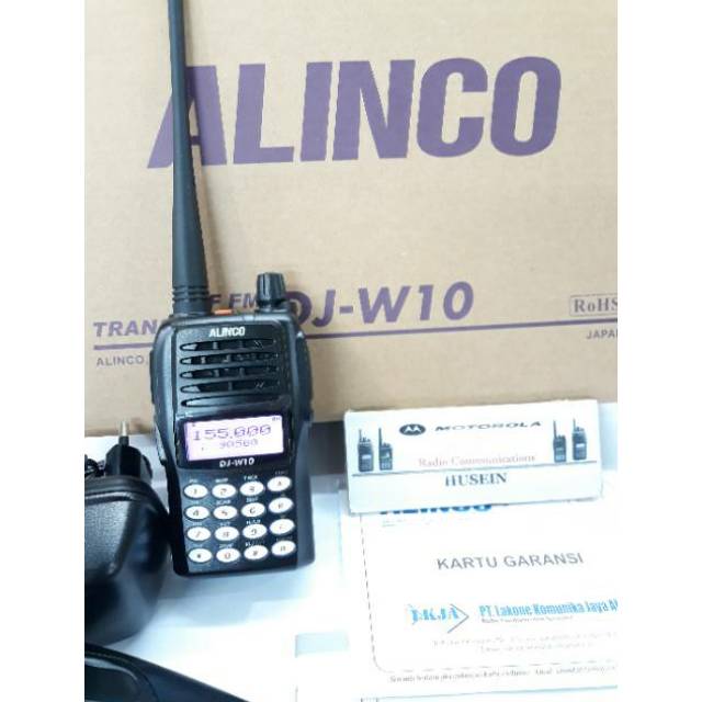 HT ALINCO DJ W10 ORIGINAL HT ALINCO SINGLEBAND VHF 136-174MHz