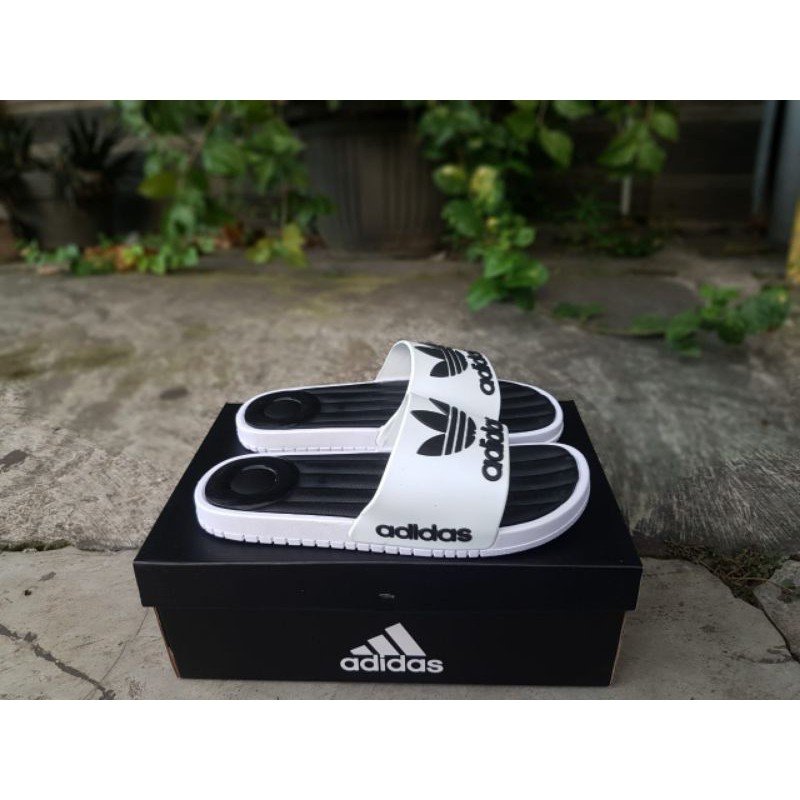 SANDAL SLIDE ADIDAS IMPORT FULL RUBBER