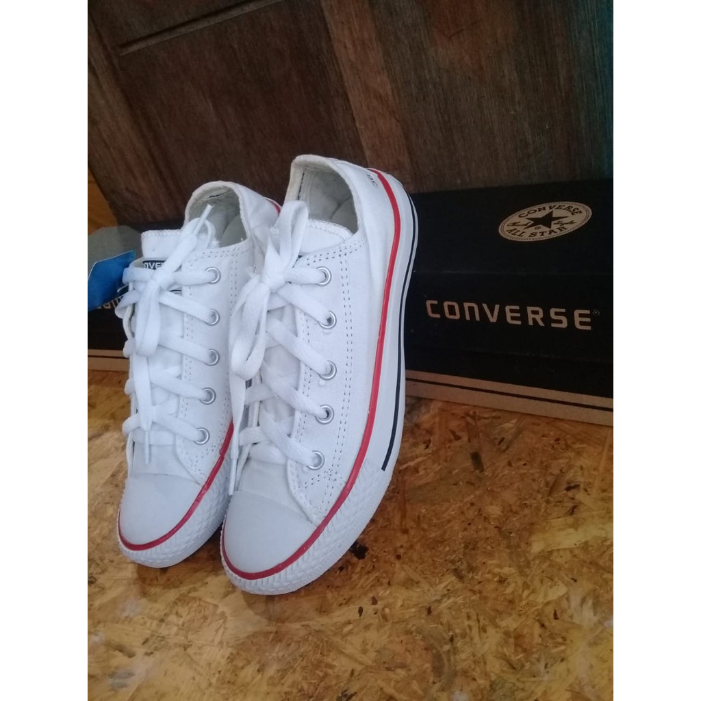 PUSAT JUAL SEPATU CONVERS ALLSTAR LADIES (CEWEK) CHUKY TAYLOR II GRADE INDO WARNA PUTIH TINGGI  MUR-4