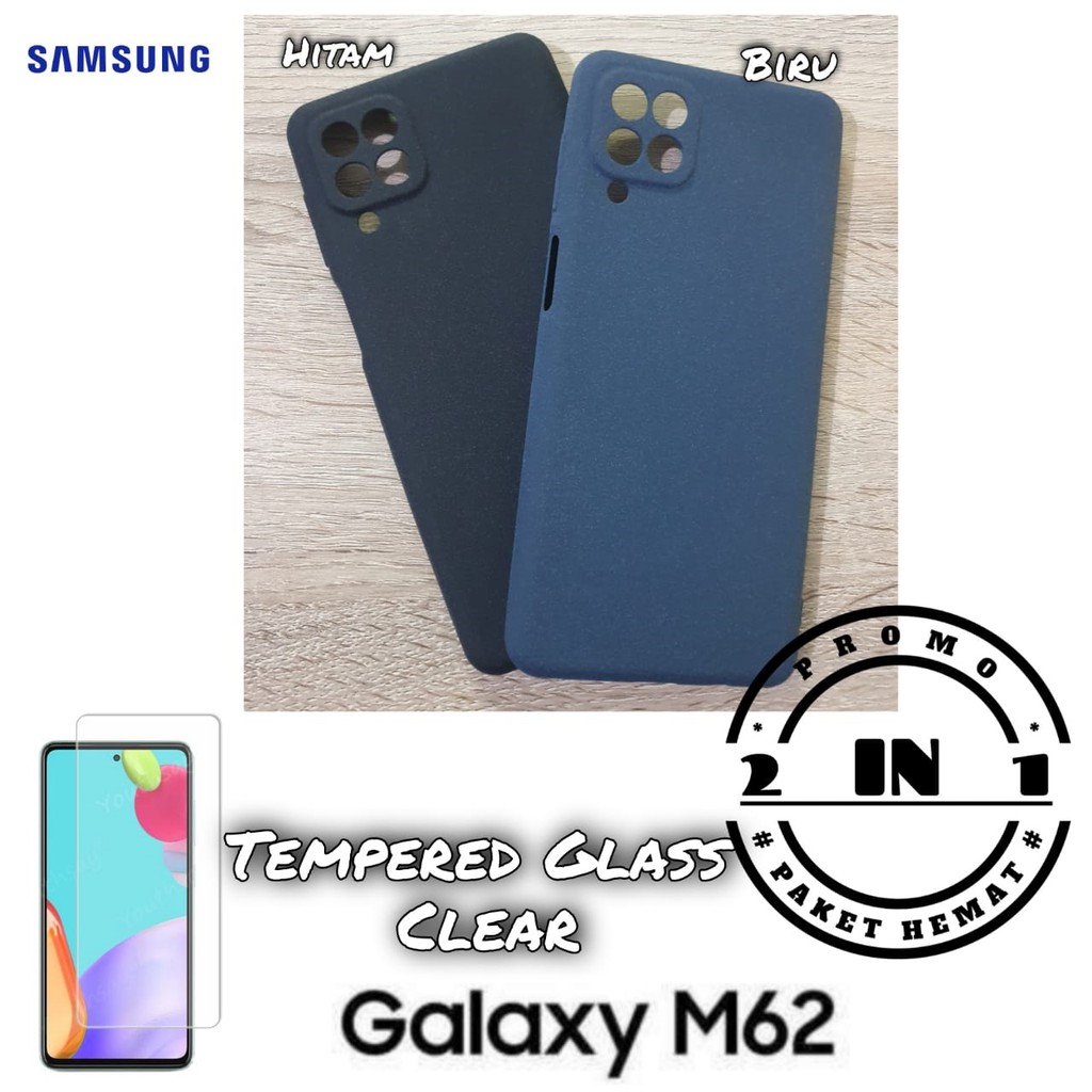 PROMO Case Samsung Galaxy M62 / F62 Terbaru SoftCase Matte Anti Fingerprin FREE Tempered Glass