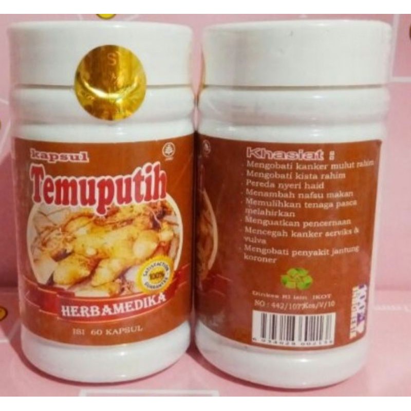 

Kapsul Temu / Kunyit Putih isi 60 kapsul