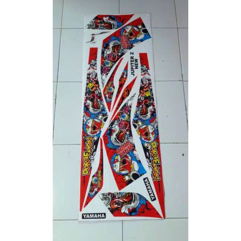 striping sticker variasi Yamaha Jupiter Z Robot 2010,2011,2012 zombie doraemon
