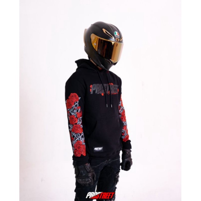 HOODIE PROSTREET BLOOD FLOWERS V2 | ORIGINAL | NEW
