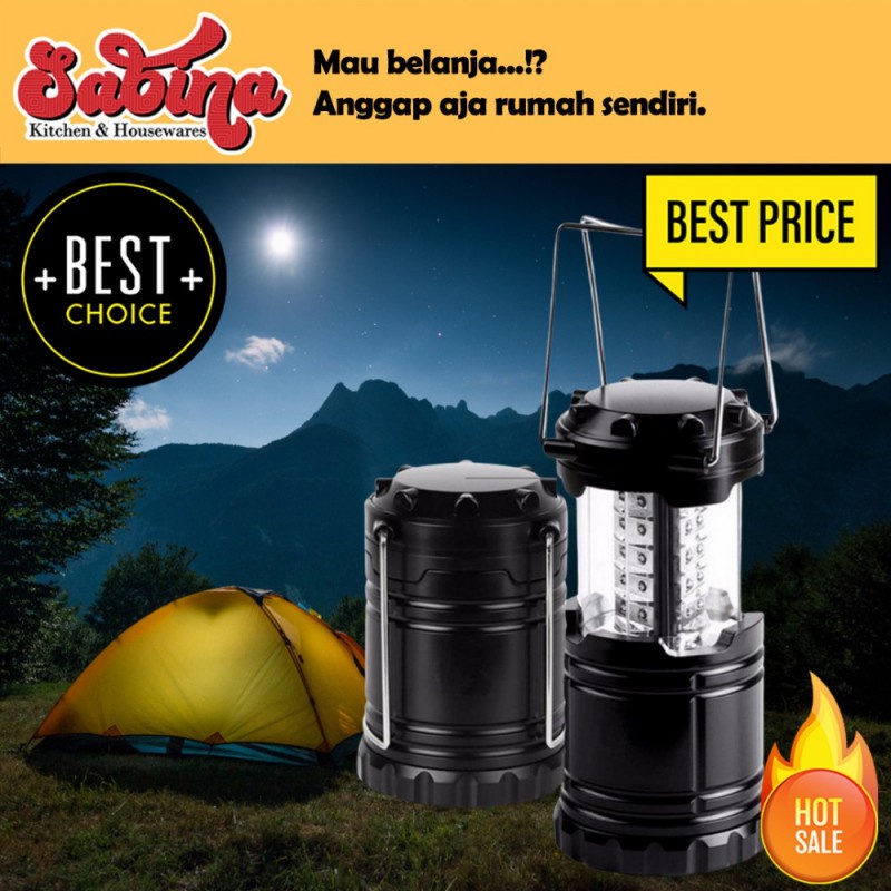 Lampu Lentera Darurat Kemping Outdoor Adventure Camping Lantern 30 LED