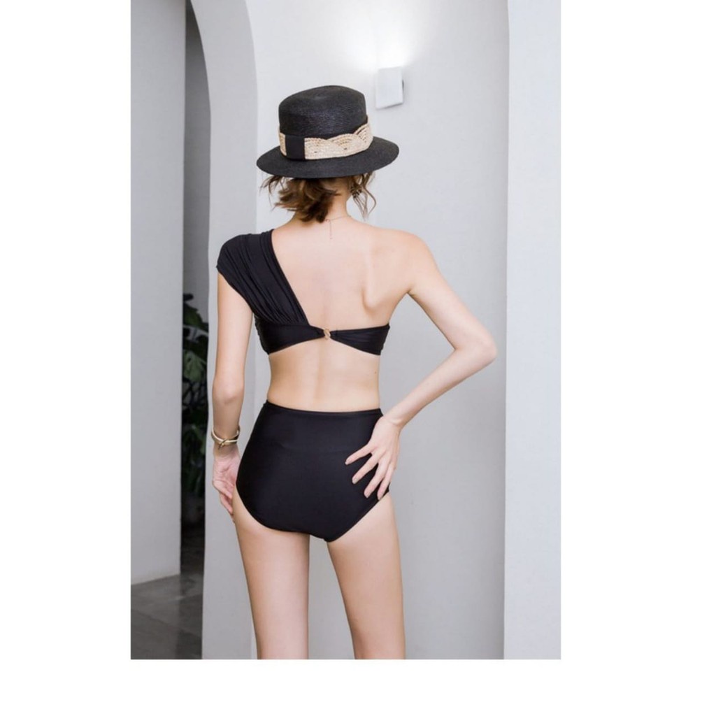 Swimsuit Bikini Baju Renang Wanita Korea Sexy Model One Shoulder Fashion Import High Quality Dalika