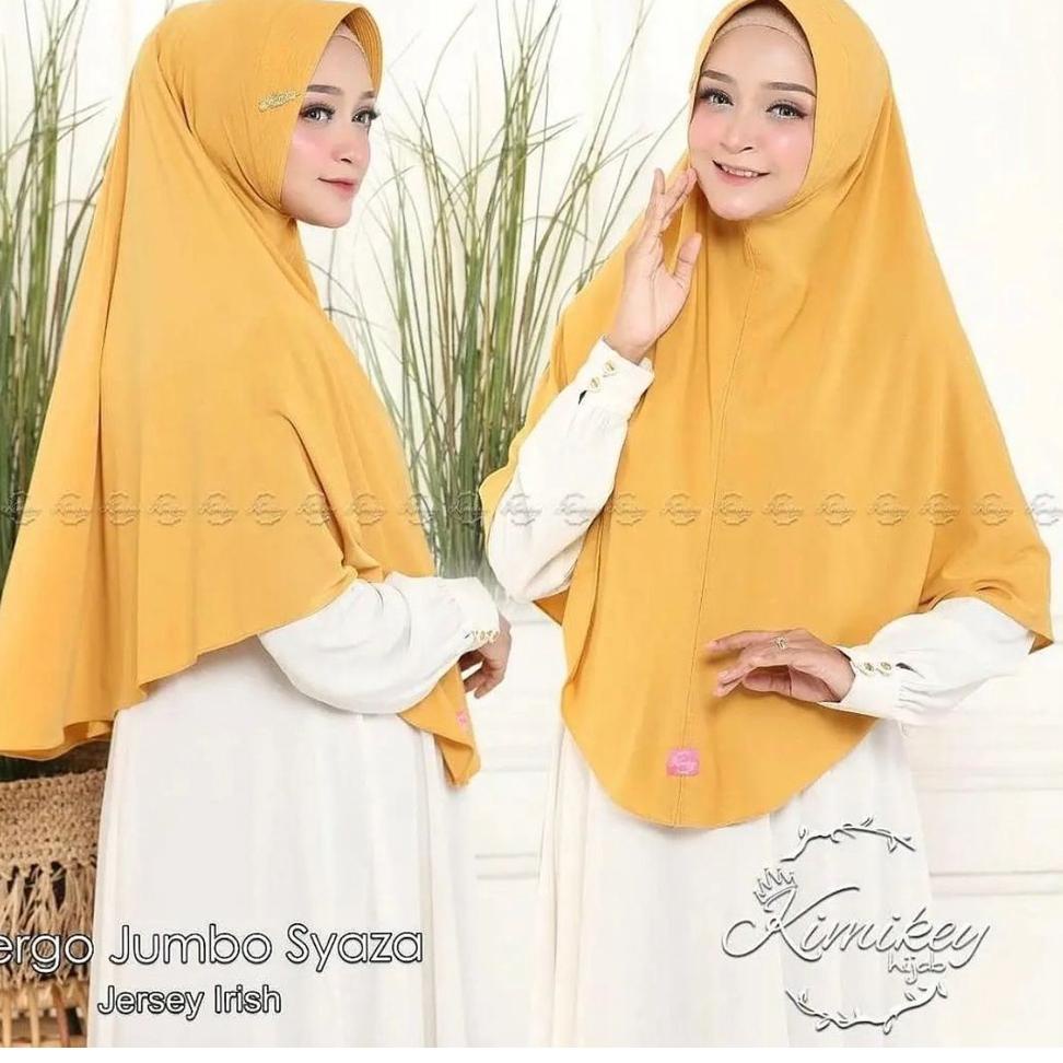 HIJAB INSTANT KIMIKEY SYAR'I  SYAZA JERSEY PREMIUM [ID.30My22p]