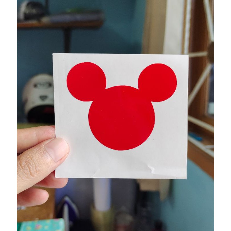 

stiker Mickey mouse 2 custom cutting stiker murah