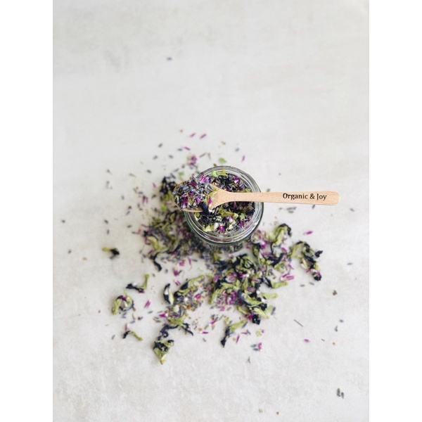 Organic&amp;Joy• Royal Lagoon Non-Tea Blend/ Teh Telang Lavender (tingkatkan kesuburan,anti stress)