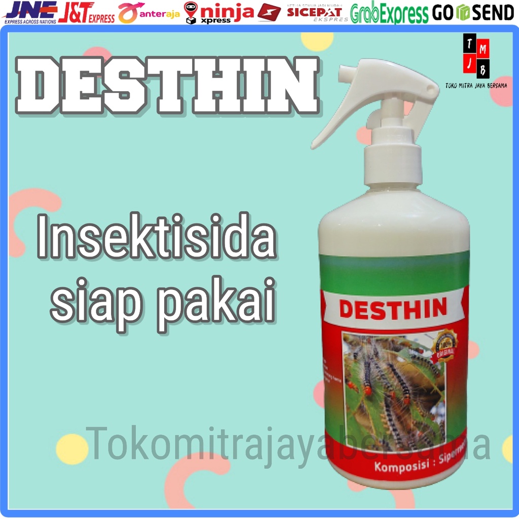 OBAT PEMBASMI HAMA TANAMAN ULAT KUTU PUTIH HAMA DAUN DESTHIN 500ML DESTIN