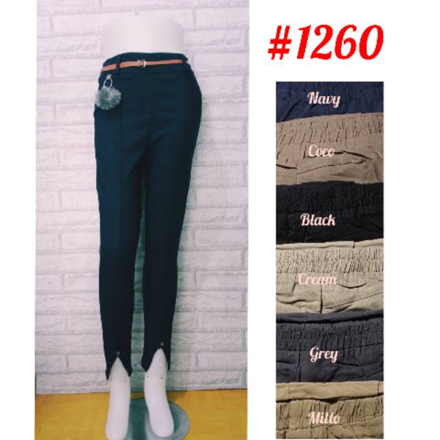 CELANA PANJANG SKY MODE/SIMPLE PANTS - CELANA KERJA WANITA  - CELANA PANJANG WANITA