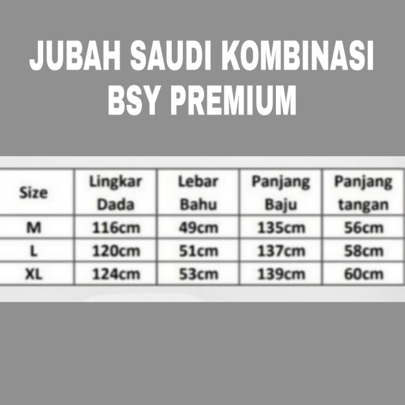 Jubah Ikhwan Saudi Terbaru*COD OK