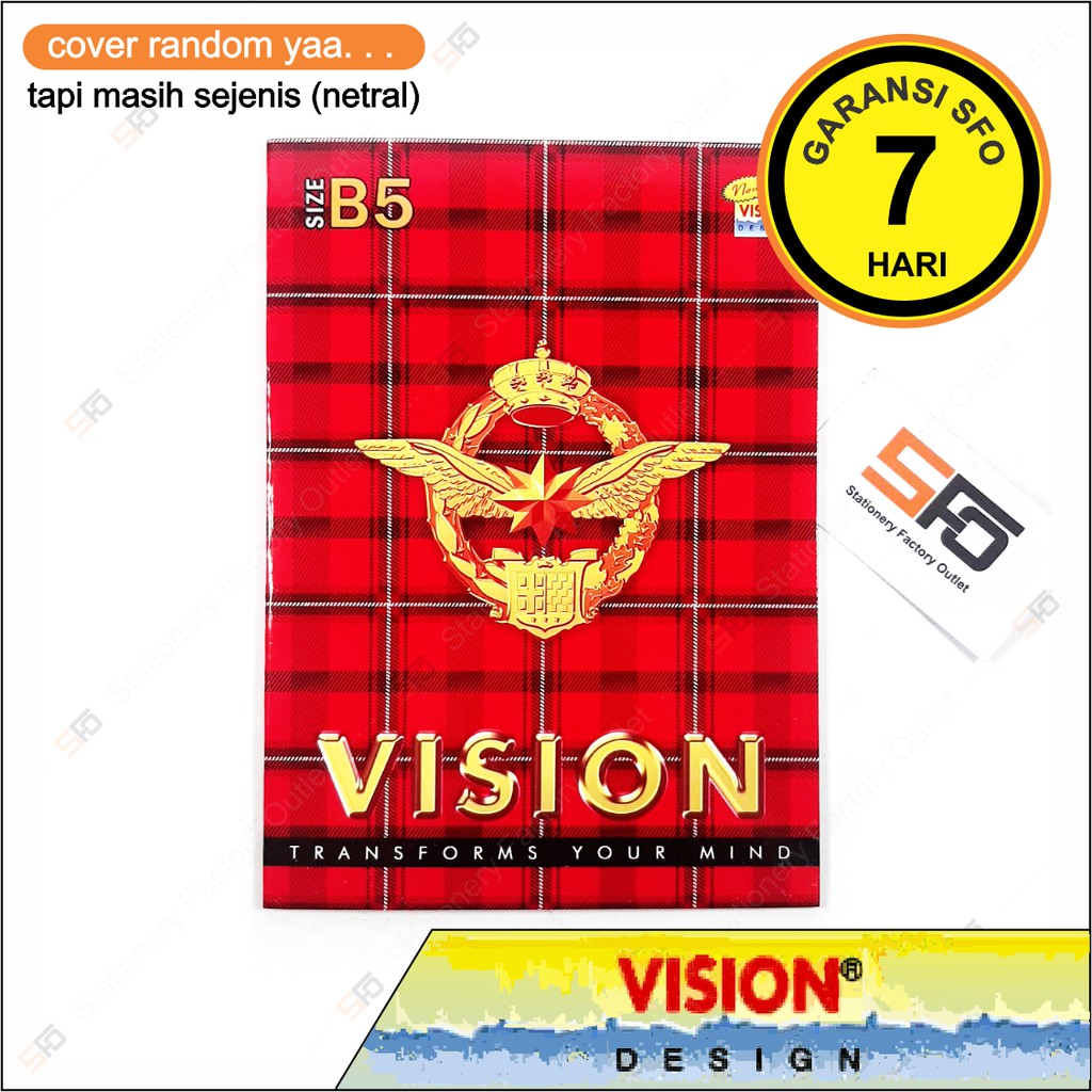 

Buku Tulis Boxy isi 36 Satuan Vision