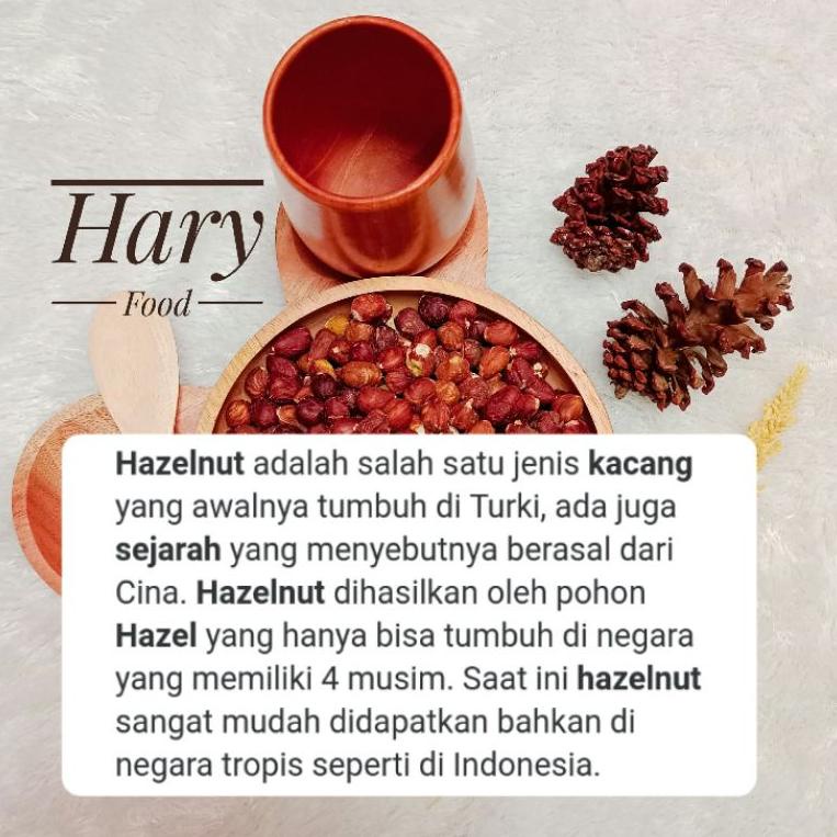 

g9✰Best Produk✴ 1kg Kacang Hazelnut (Mentah) 49 ✰