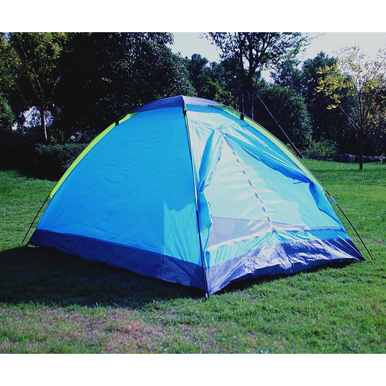 Double Layer Door Camping Tent / Tenda Camping - ZP32750 - Blue