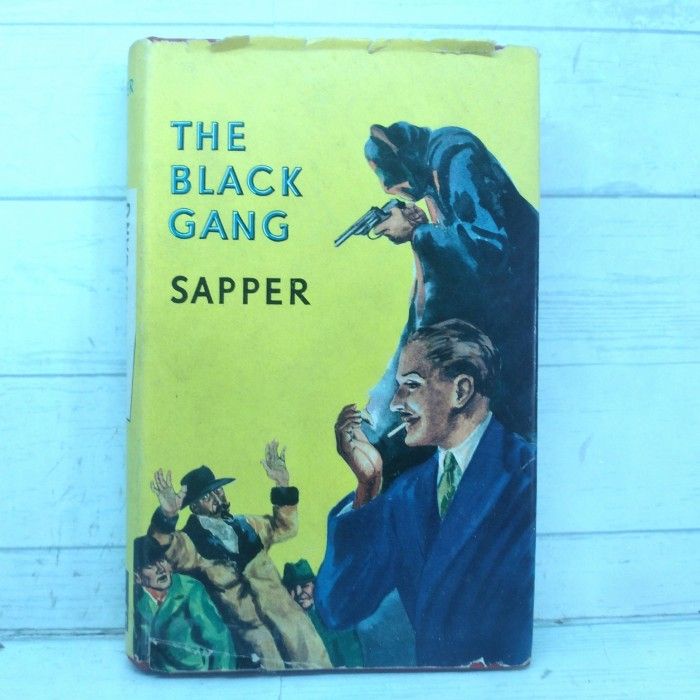 Novel The Black Gang Sapper Hardcover B. Inggris
