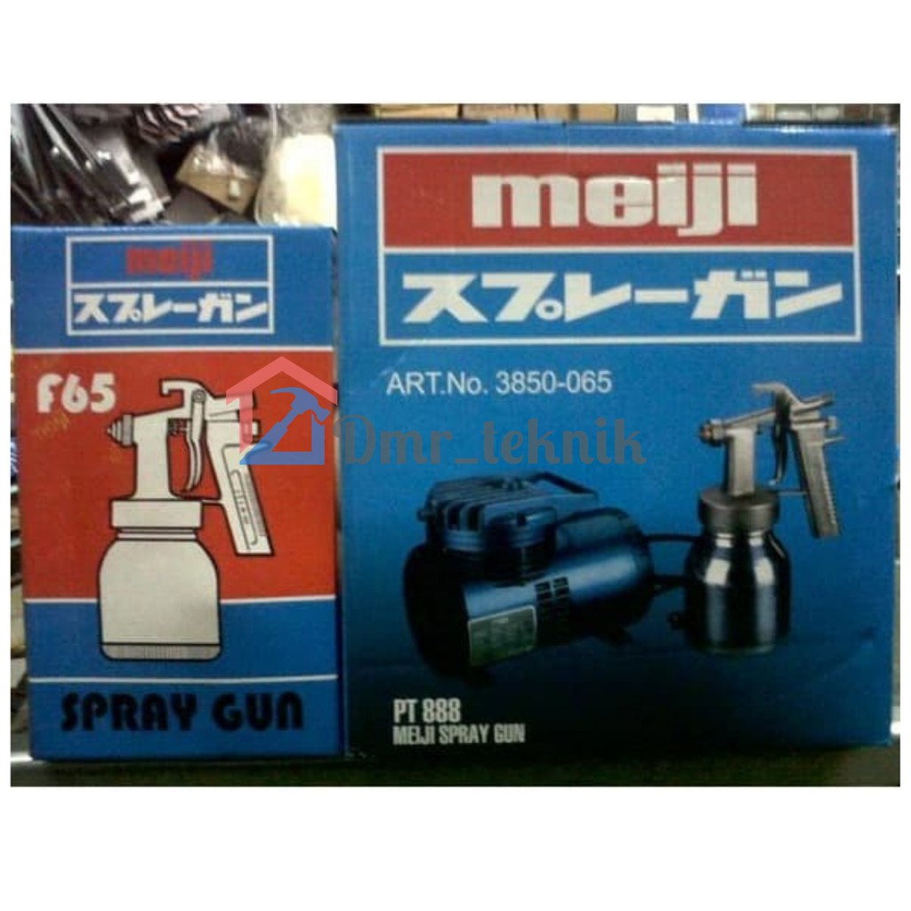 Spray Gun MEIJI F65 Tabung Bawah Low Pressure HVLP Tekanan Rendah