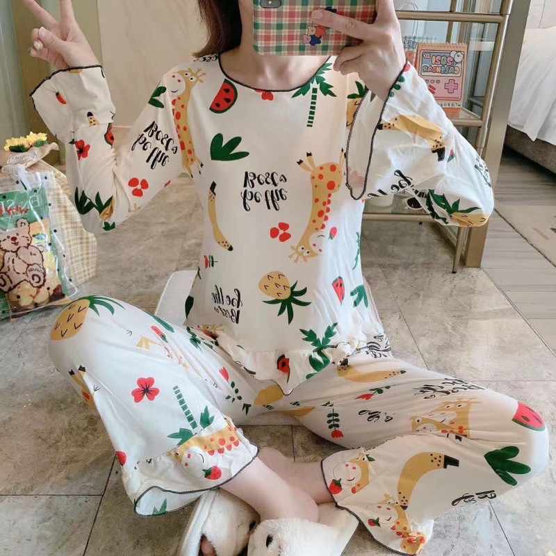 Stelan Baju Tidur PP terompet / Baju tidur Import PP neci terompet