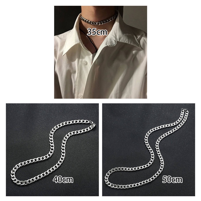 Kalung Rantai Tebal Gaya Hip Hop Untuk Pria Dan Wanita